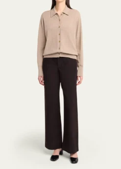 THE ROWLillia Cashmere Collared Cardigan