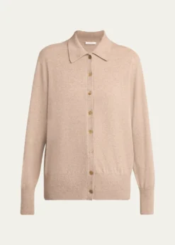 THE ROWLillia Cashmere Collared Cardigan
