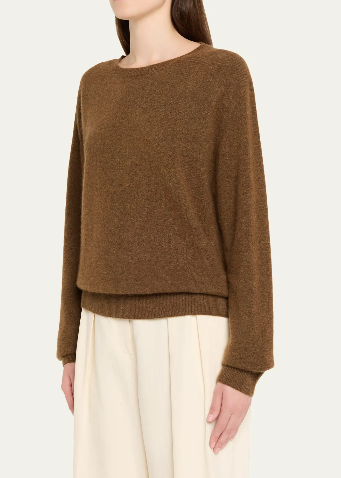 THE ROWLorynna Cashmere-Silk Crewneck Sweater