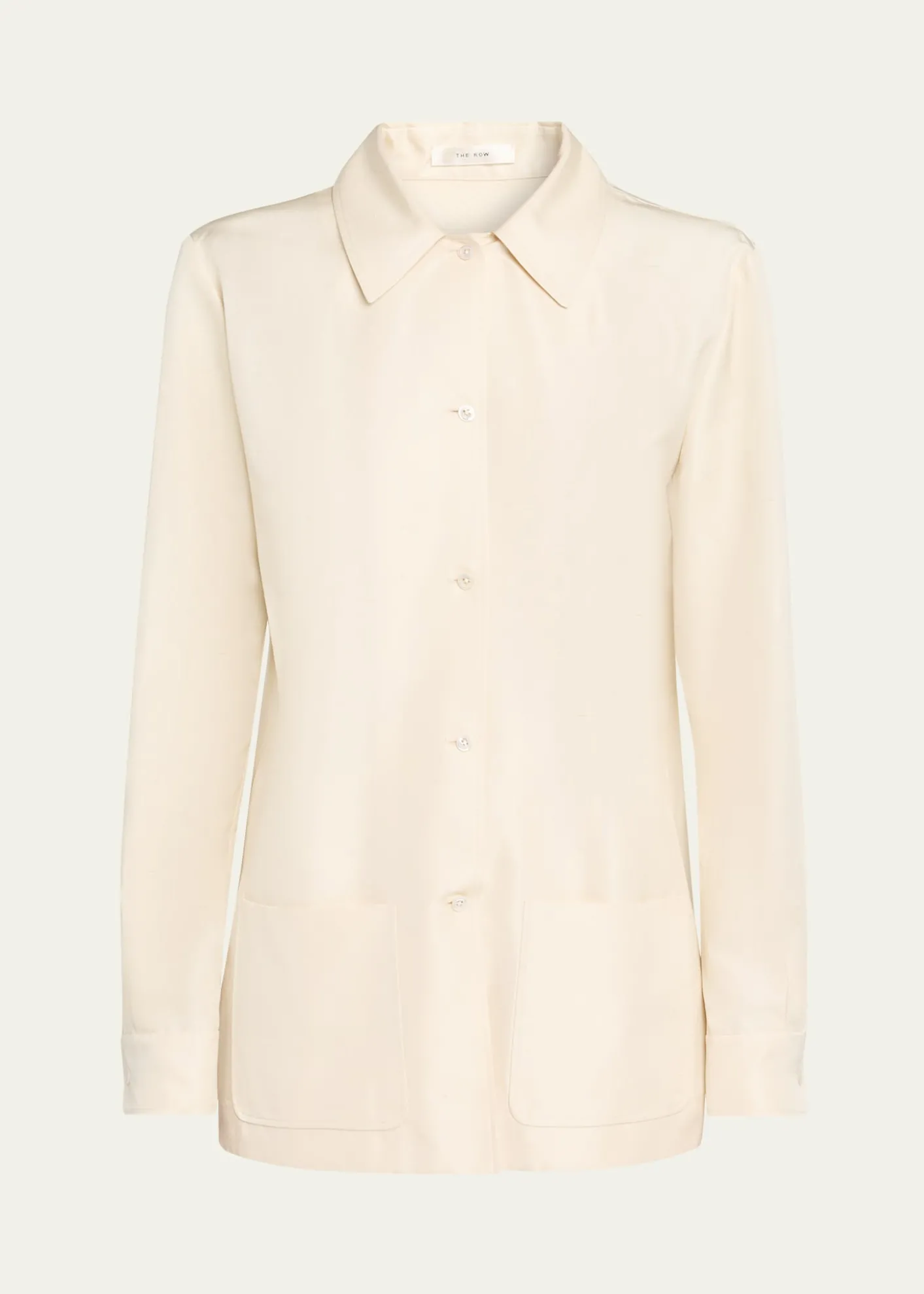 THE ROWLucetta Silk Button-Front Shirt