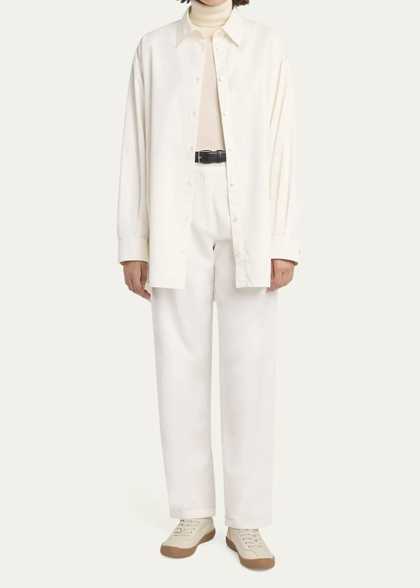 THE ROWLuka Cotton-Cashmere Button-Down Shirt