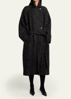 THE ROWMacaria Belted Wool Oversized Coat