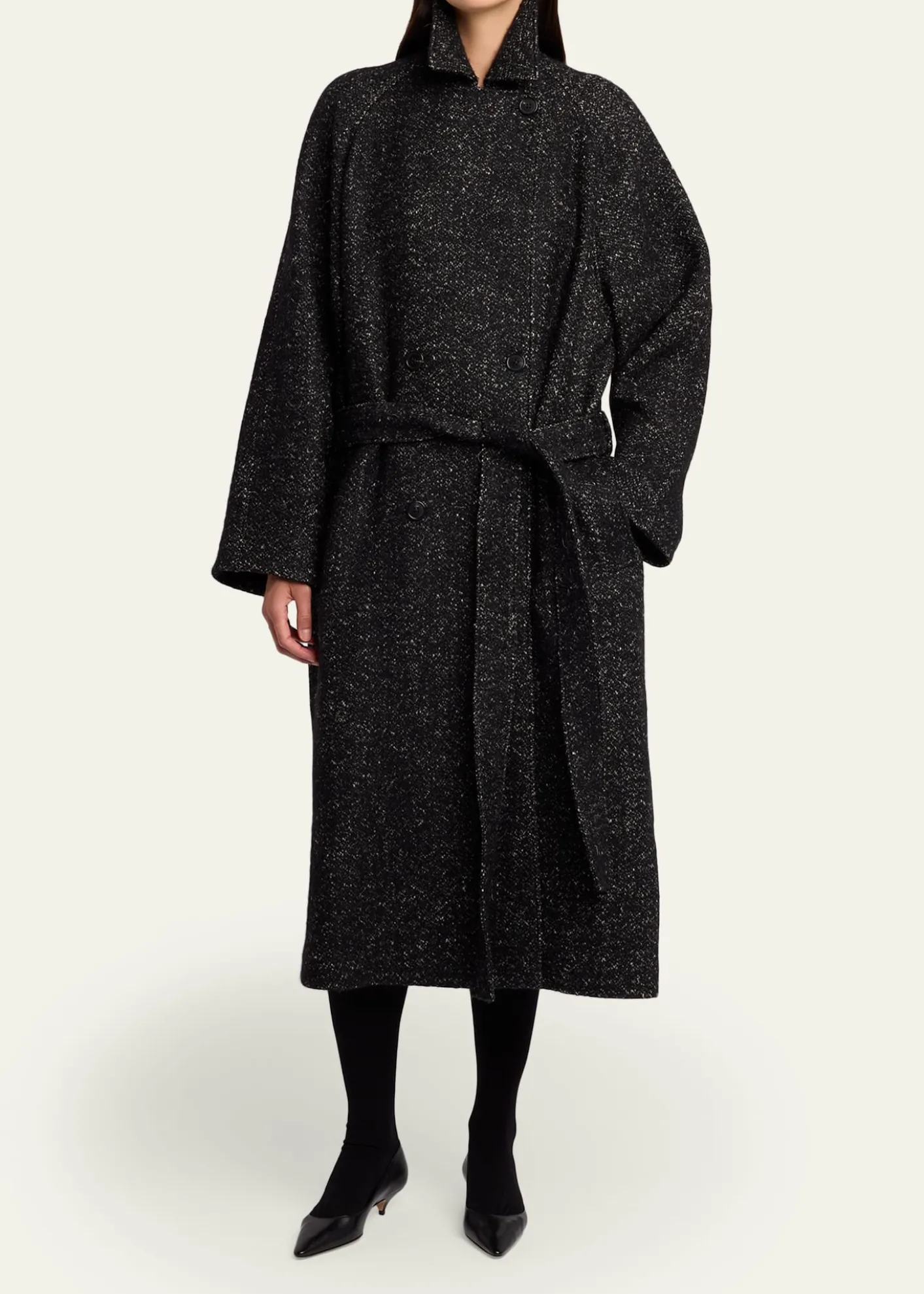 THE ROWMacaria Belted Wool Oversized Coat