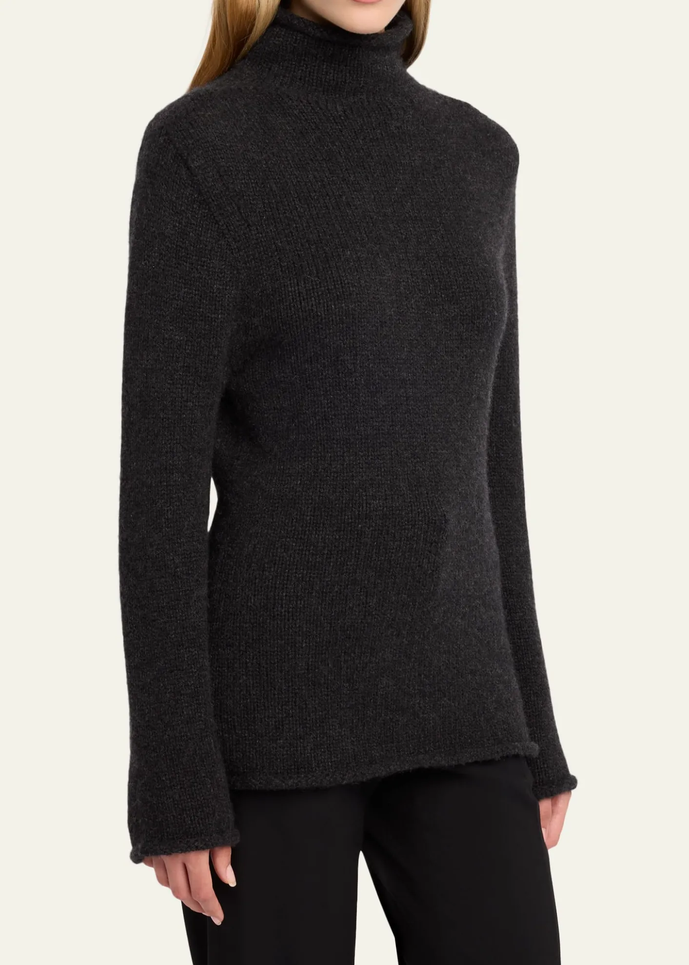 THE ROWMariam Mock-Neck Cashmere Sweater