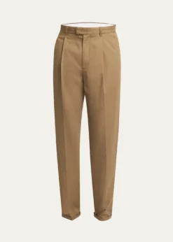 THE ROWMen's Belamy Cashmere and Cotton Pleated Pants