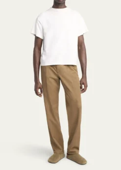 THE ROWMen's Belamy Cashmere and Cotton Pleated Pants