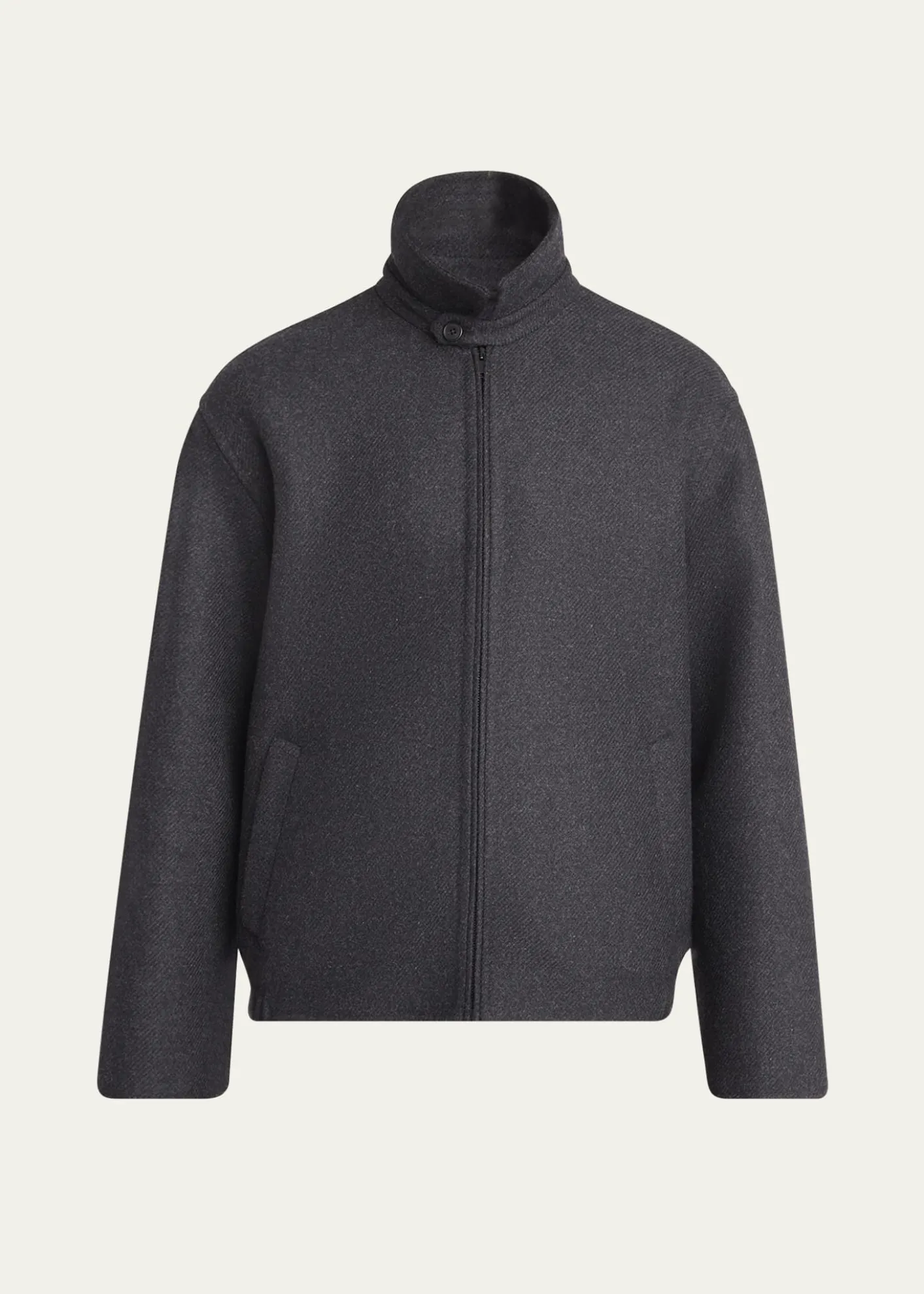 THE ROWMen's Dantes Melton Wool Full-Zip Bouson