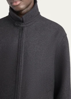THE ROWMen's Dantes Melton Wool Full-Zip Bouson