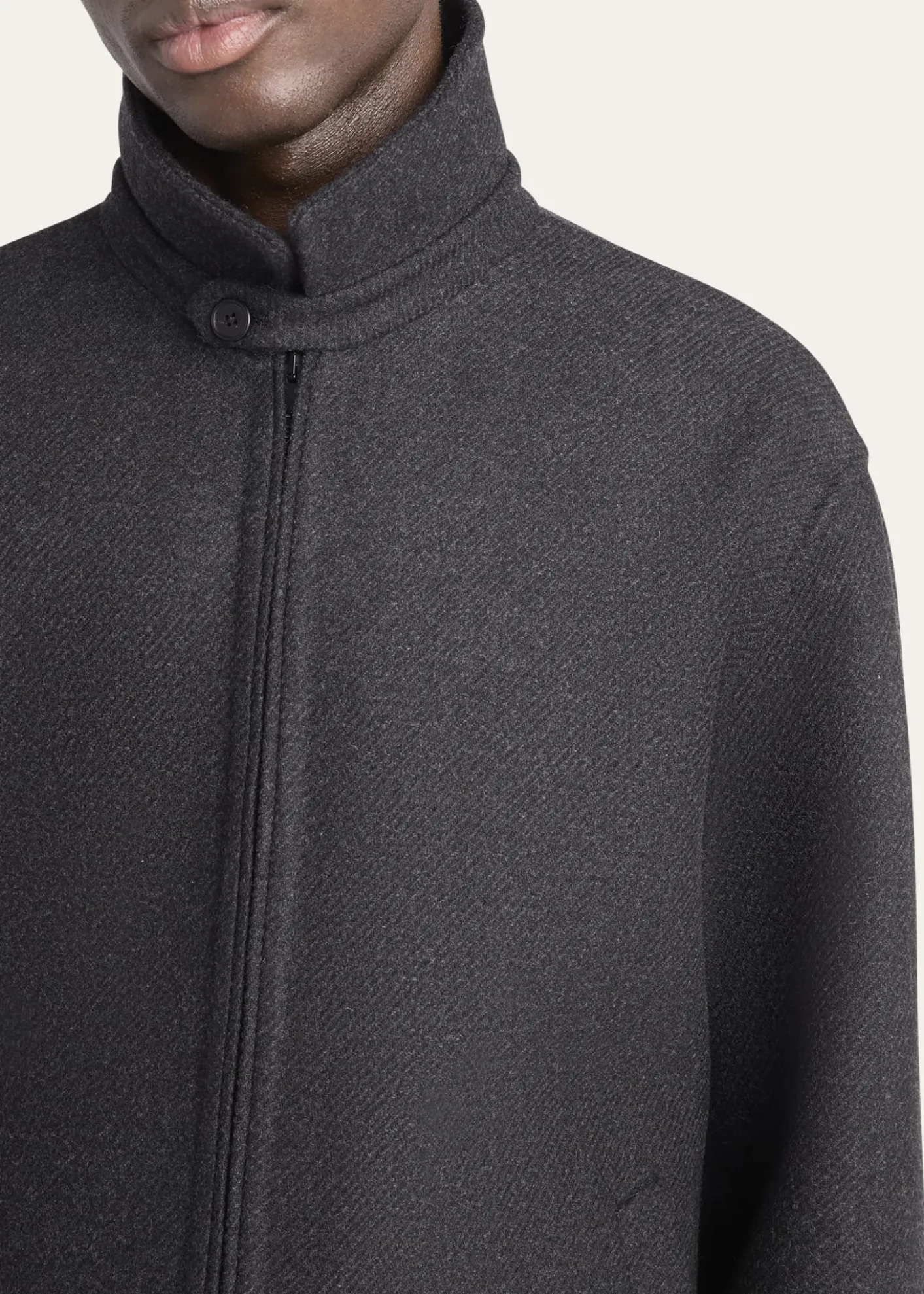 THE ROWMen's Dantes Melton Wool Full-Zip Bouson