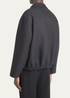 THE ROWMen's Dantes Melton Wool Full-Zip Bouson