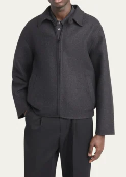 THE ROWMen's Dantes Melton Wool Full-Zip Bouson