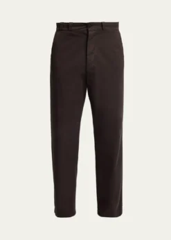 THE ROWMen's Ottis Cotton and Cashmere Straight-Leg Chino Pants