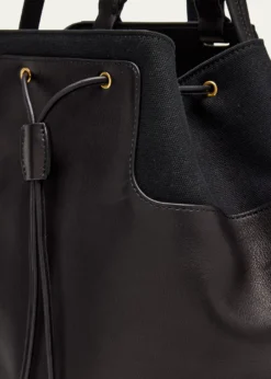 THE ROWMen's Spring 11 Canvas and Leather Backpack