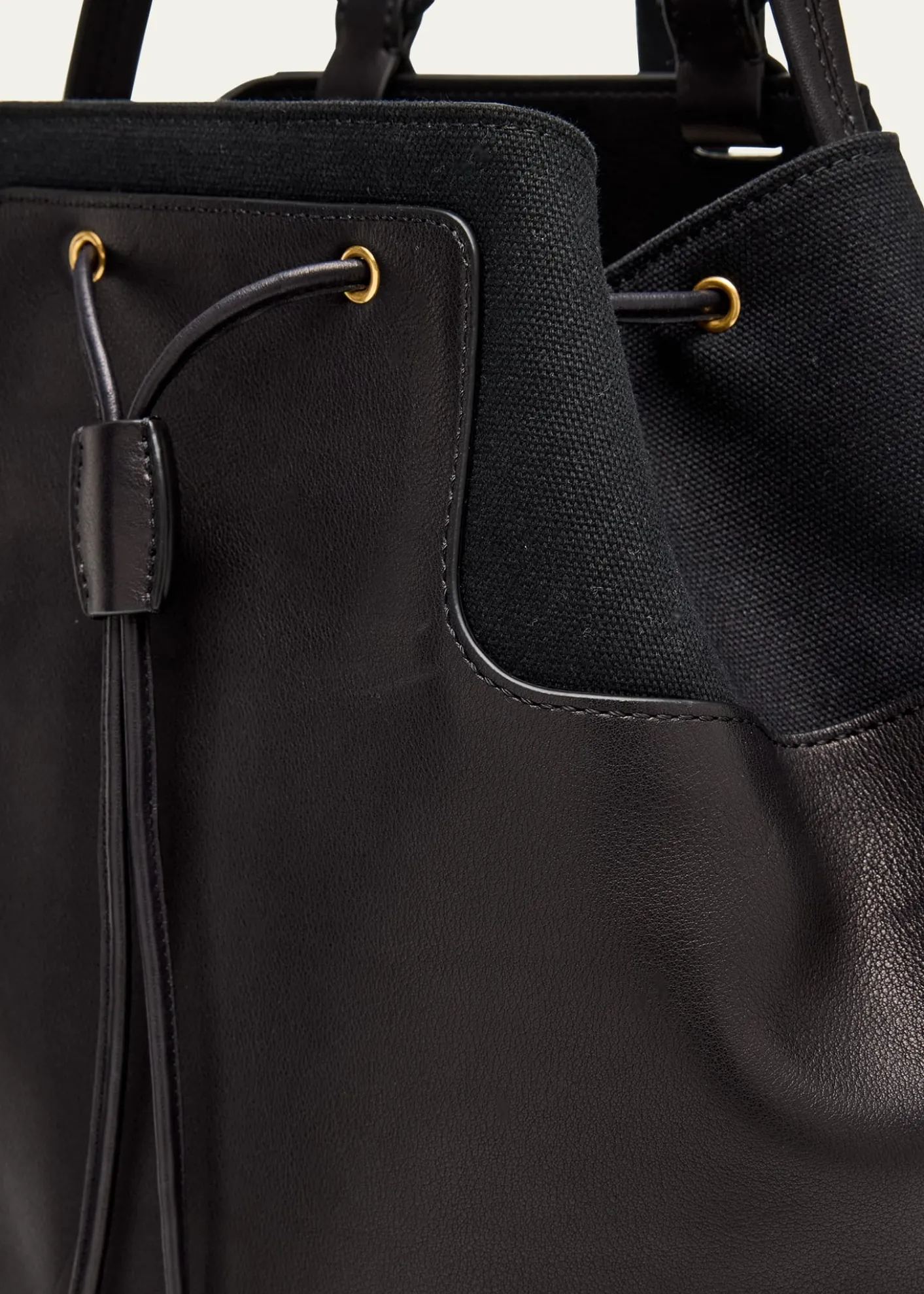 THE ROWMen's Spring 11 Canvas and Leather Backpack