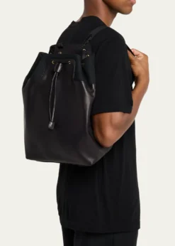 THE ROWMen's Spring 11 Canvas and Leather Backpack