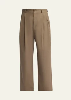 THE ROWMen's Tibor Cotton-Cashmere Gabardine Pants