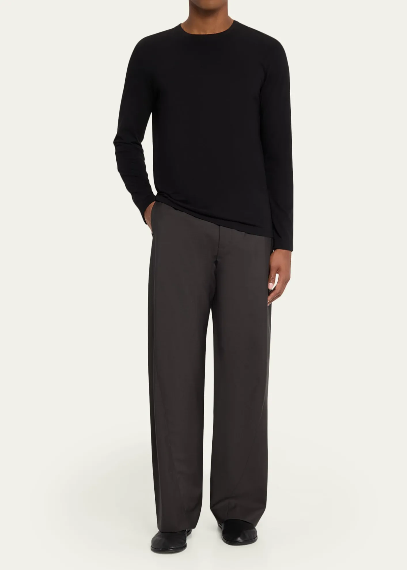 THE ROWMen's Wool and Cashmere Mista Pants