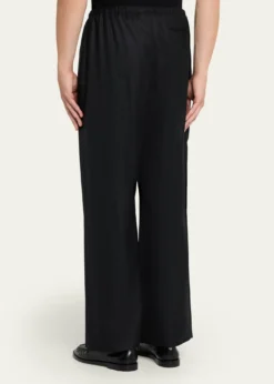 THE ROWMen's Xon Wool Flannel Relaxed-Fit Drawstring Pants