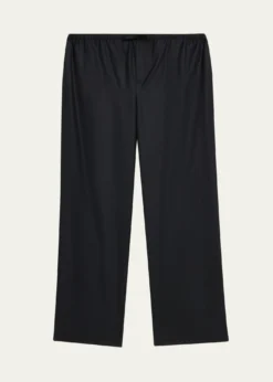 THE ROWMen's Xon Wool Flannel Relaxed-Fit Drawstring Pants