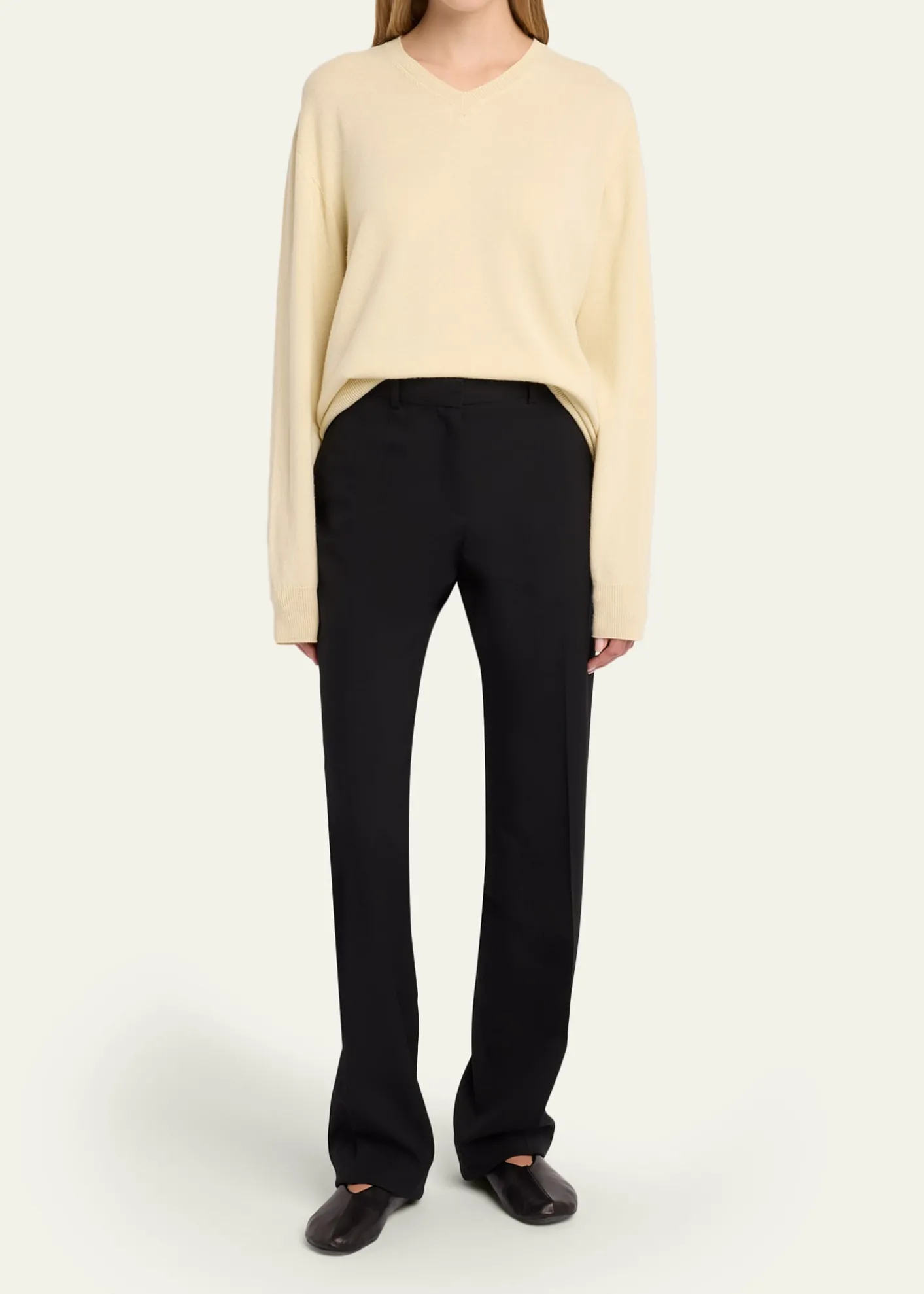 THE ROWMigeia V-Neck Cashmere Sweater