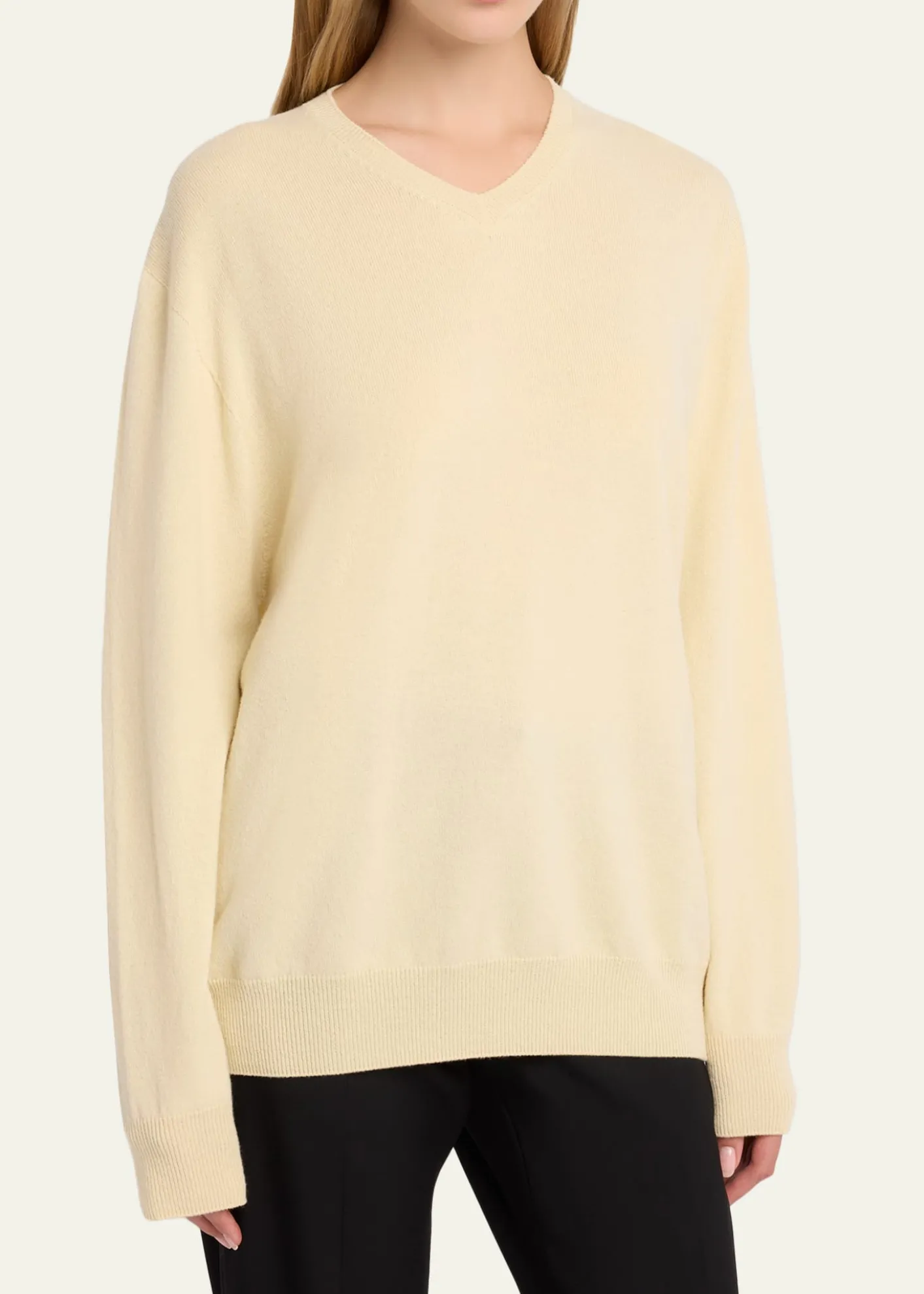 THE ROWMigeia V-Neck Cashmere Sweater