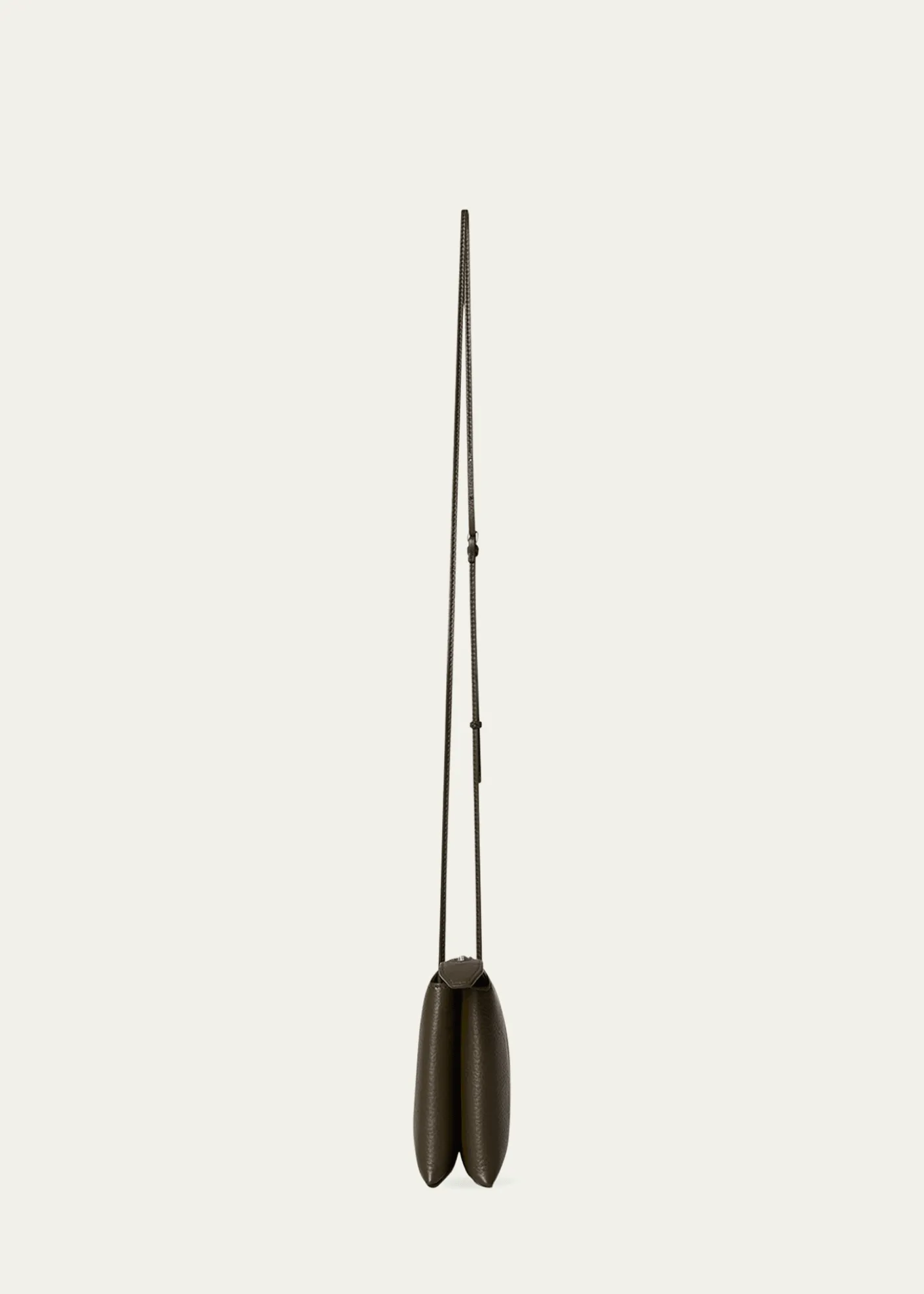 THE ROWMini Nu Twin Crossbody Bag in Deer Leather