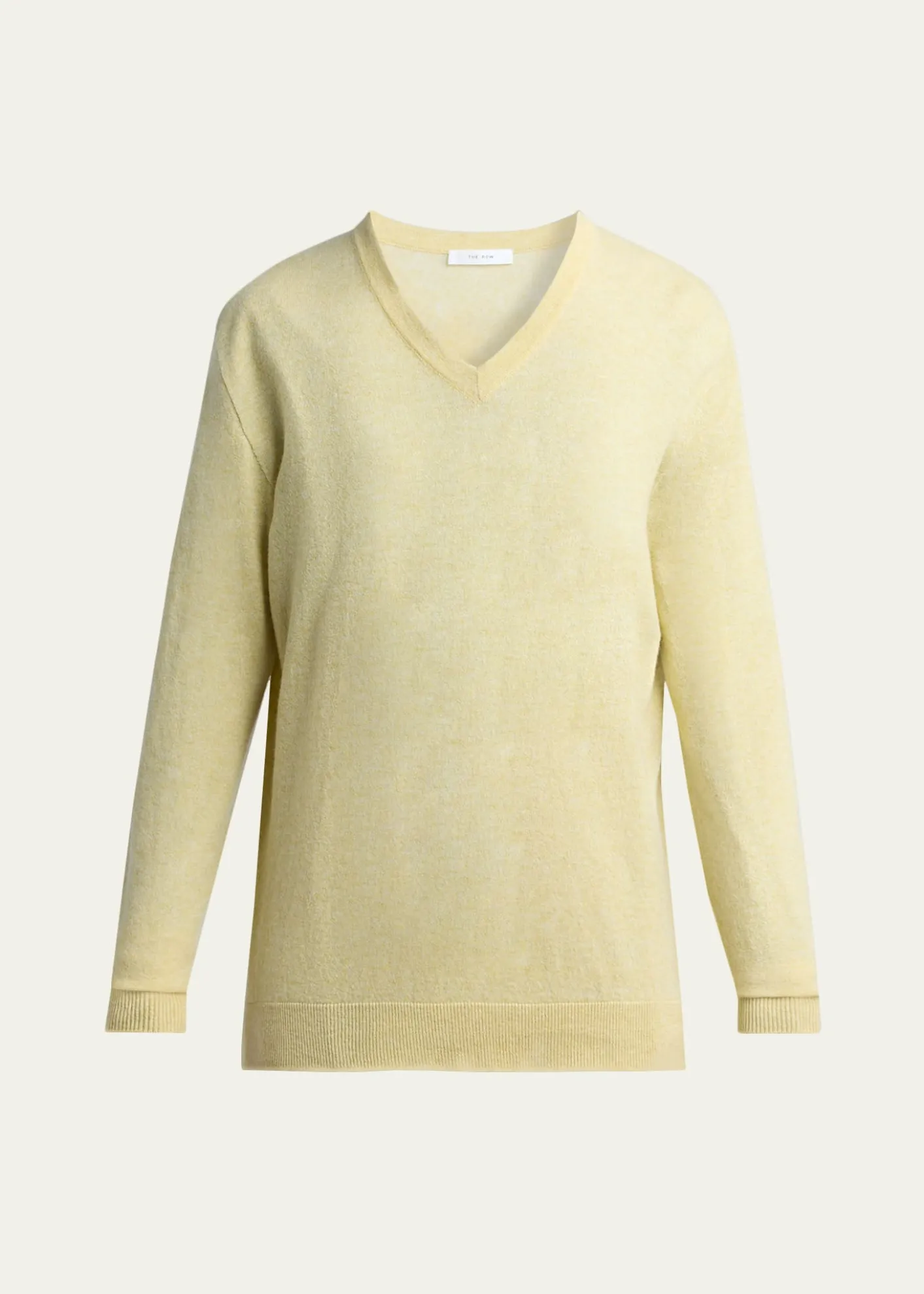 THE ROWNian Cashmere V-Neck Sweater