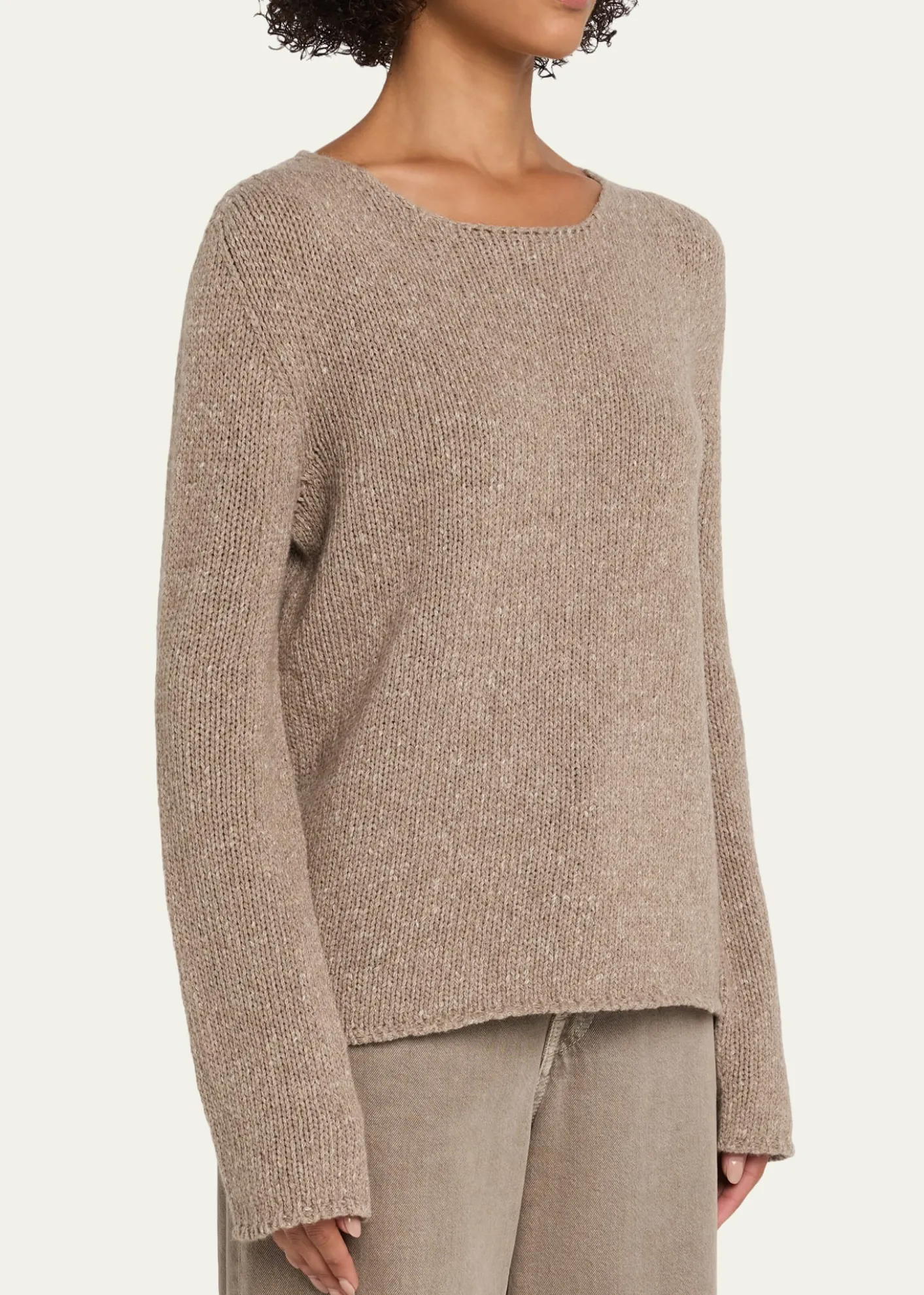 THE ROWNitha Cashmere Knit Crewneck Sweater