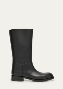 THE ROWNobilis Leather Mid Riding Boots