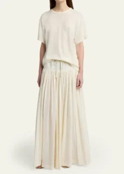 THE ROWNonas Crewneck Cashmere Knit Top