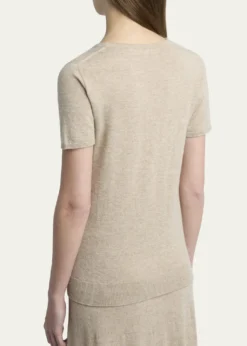 THE ROWNova Scoop-Neck Cashmere Top