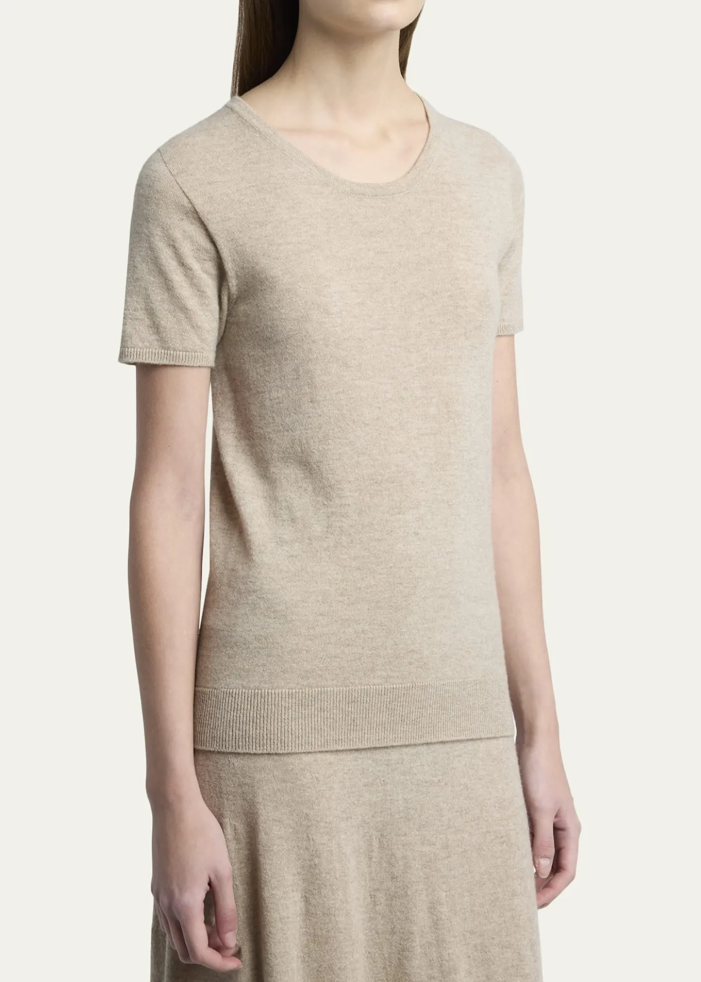THE ROWNova Scoop-Neck Cashmere Top