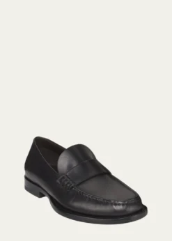 THE ROWNovus Leather Slip-On Loafers