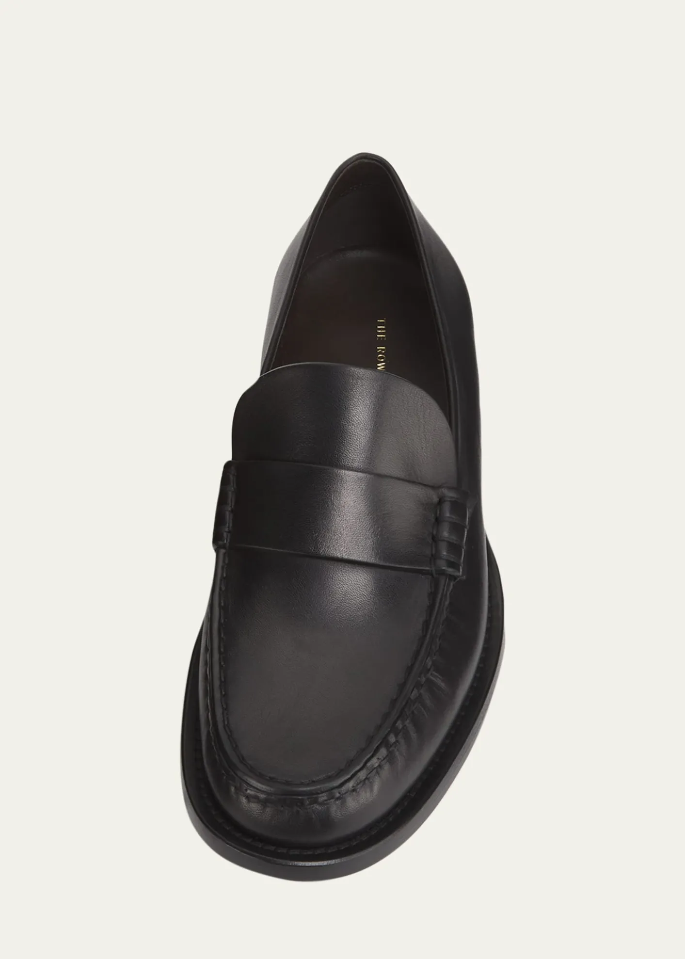 THE ROWNovus Leather Slip-On Loafers
