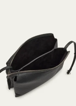 THE ROWNu Twin Crossbody in Lux Grained Calfskin