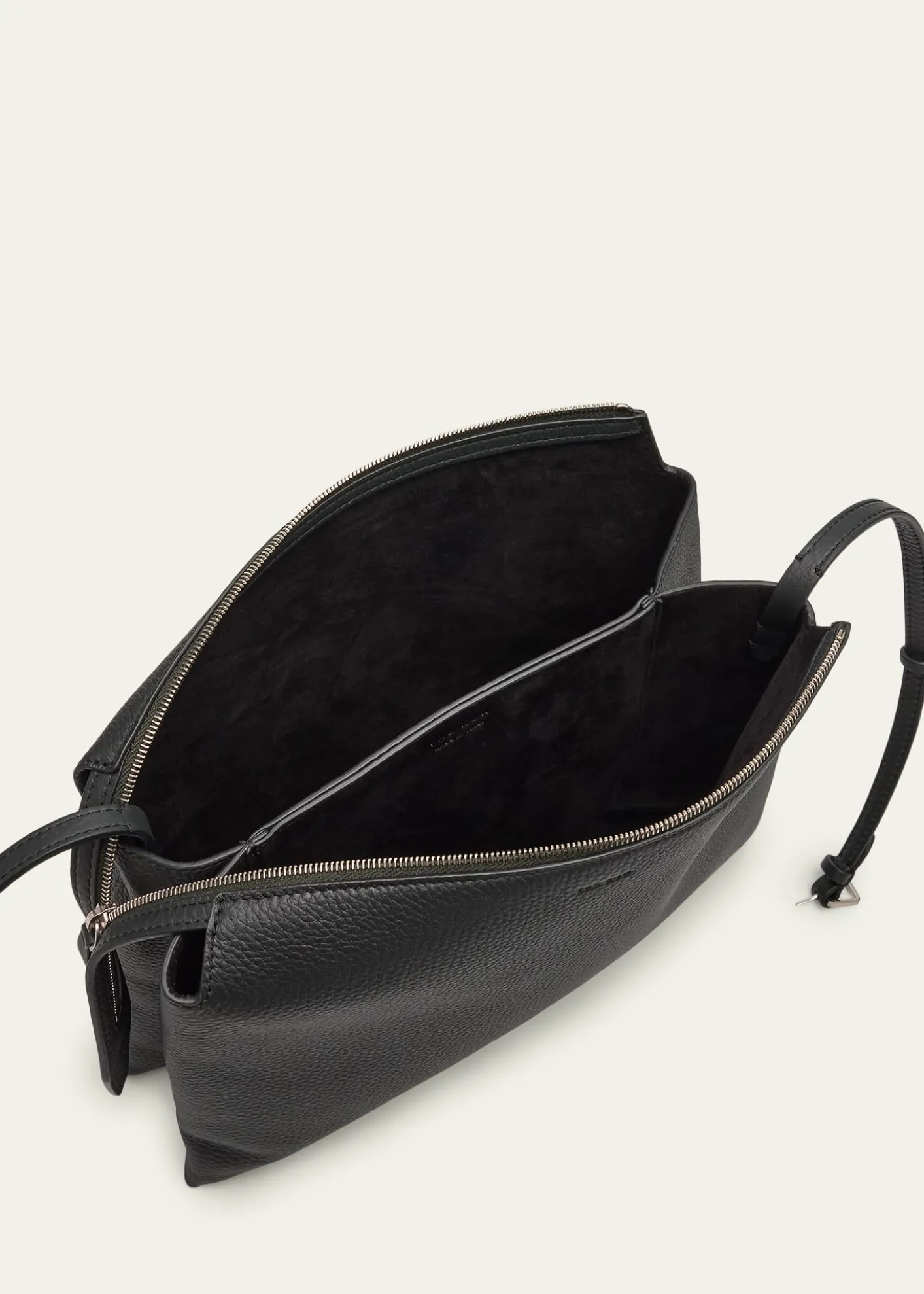 THE ROWNu Twin Crossbody in Lux Grained Calfskin