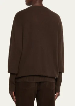 THE ROWOdelle Cashmere Knit Oversized Crewneck Top
