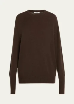 THE ROWOdelle Cashmere Knit Oversized Crewneck Top