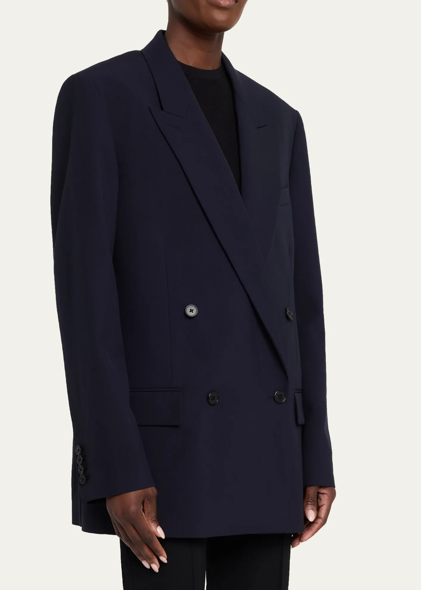THE ROWPaden Double-Breasted Oversized Jacket