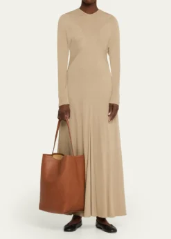 THE ROWPark North-South Tote Bag in Leather