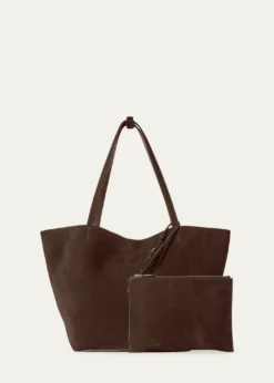 THE ROWPark Tote Bag in Suede