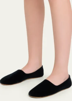 THE ROWPonti Velvet Slippers