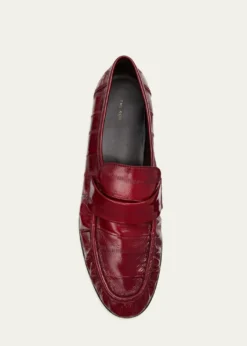 THE ROWSoft Leather Flat Loafers