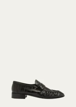 THE ROWSoft Leather Flat Loafers