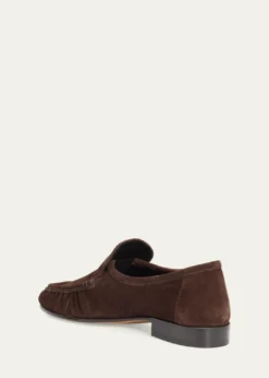 THE ROWSoft Moccasin Two Suede Loafers