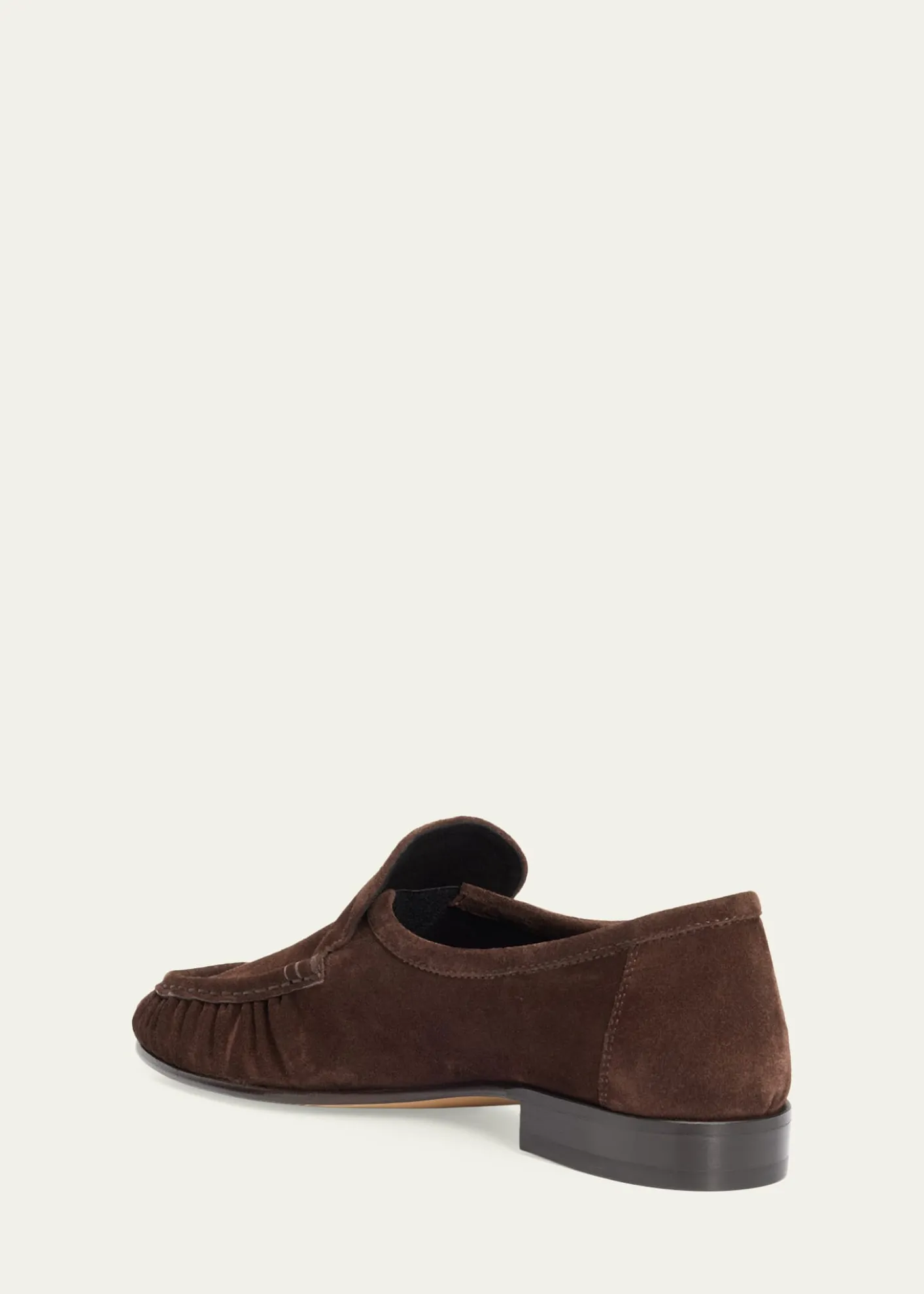 THE ROWSoft Moccasin Two Suede Loafers