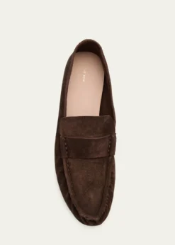 THE ROWSoft Suede Moccasin Loafers