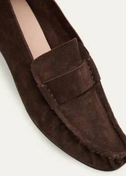 THE ROWSoft Suede Moccasin Loafers