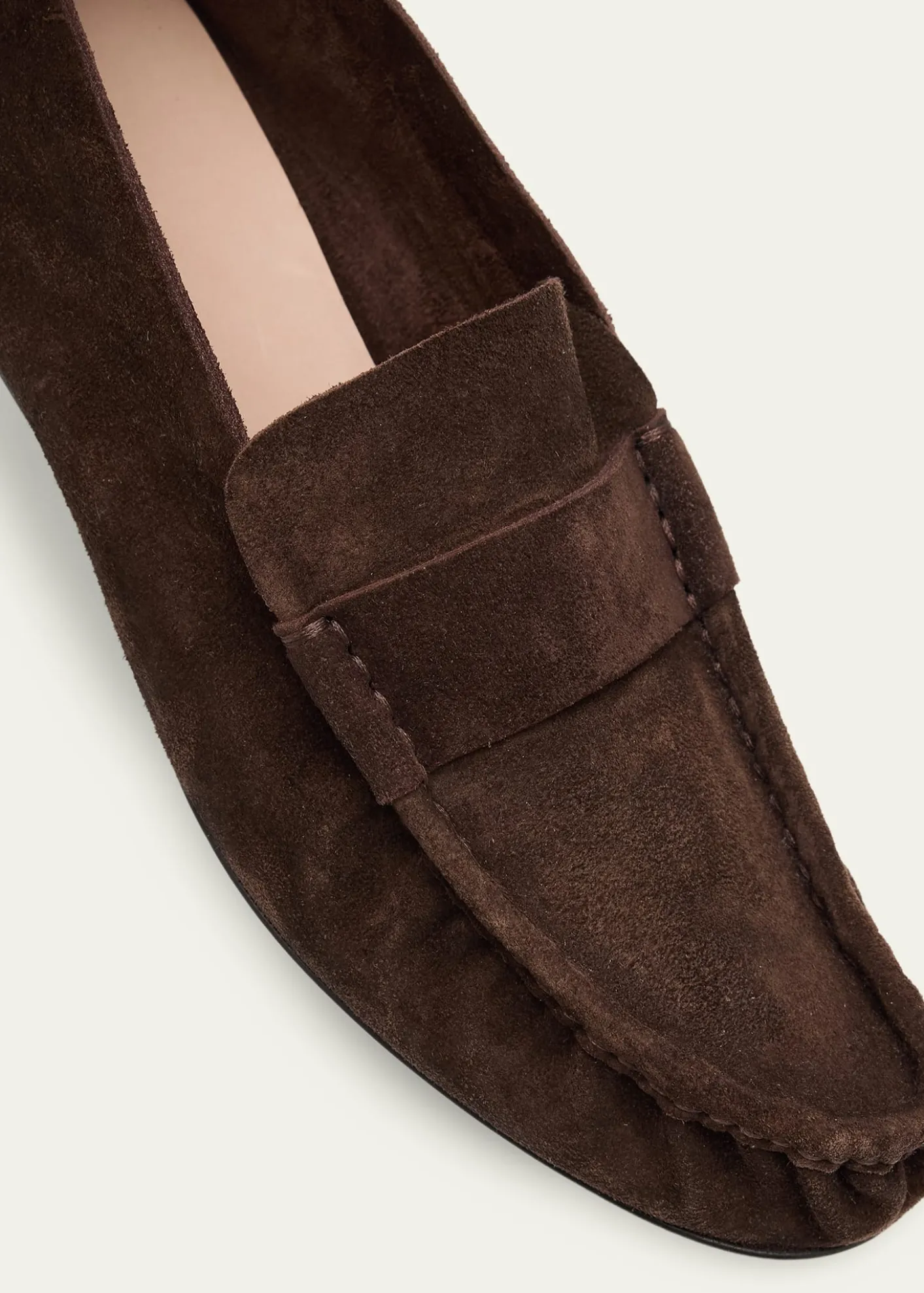 THE ROWSoft Suede Moccasin Loafers