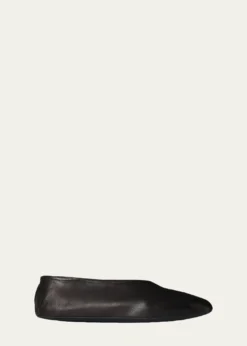 THE ROWStella Leather Slippers